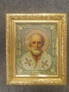 Икона полная вышивка бисером 