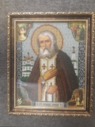 Икона полная вышивка бисером 